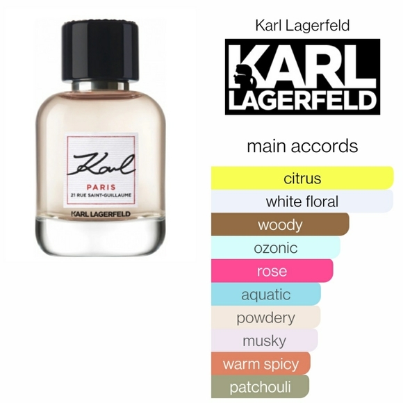 Karl Lagerfeld Paris 21 Rue Saint-Guillaume Eau de Parfum. 3.3 oz - Picture 4 of 7